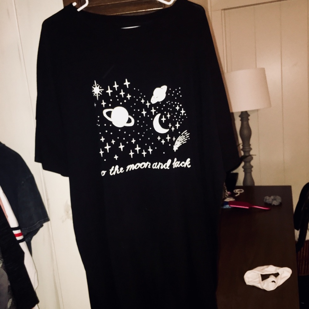 ASOS EXCLUSIVE to the moon and back pajama shirt!!